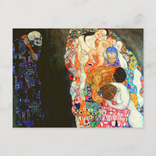 グスタフクリムトの死と絵画生命の。 ポストカード