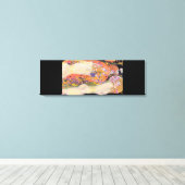 グスタフクリムトの水蛇II (1907) キャンバスプリント (インサイチュ (ウッドフロア))