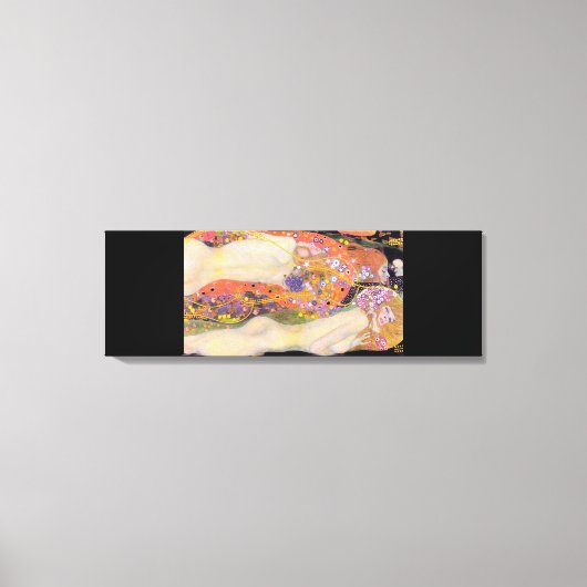グスタフクリムトの水蛇II (1907) キャンバスプリント (正面)