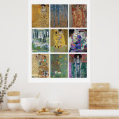 グスタフクリムトの絵画 ポスター (キッチン)