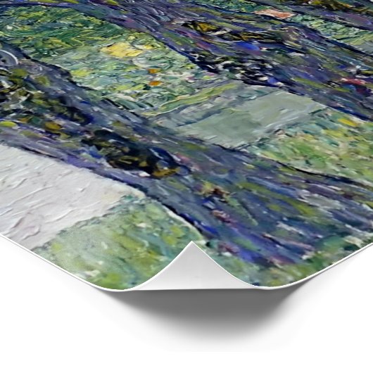 グスタフクリムトの路地はシュロス・カムマー絵画ズの。 ポスター (コーナー)