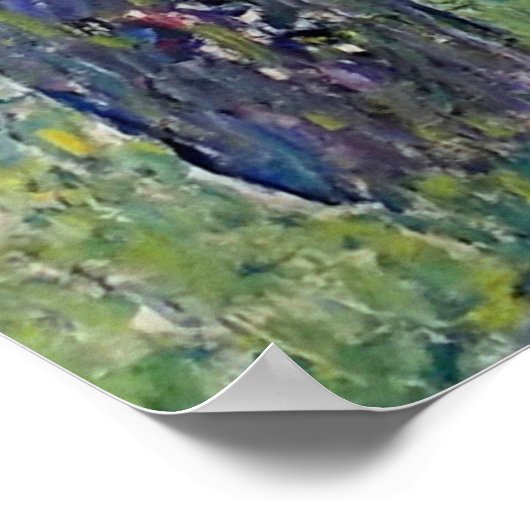 グスタフクリムトの路地はシュロス・カムマー絵画ズの。 ポスター (角)