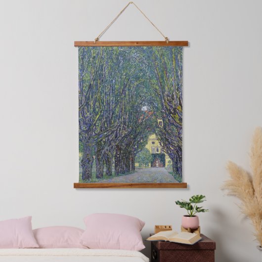 グスタフクリムトの路地はシュロス・カムマー絵画ズの。 吊り下げ型タペストリー (寝室)