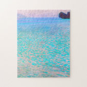 グスタフクリムトのattersee有名な絵画もの。 ジグソーパズル (縦)