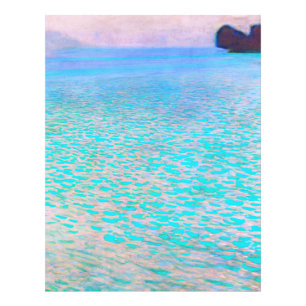 グスタフクリムトのattersee有名な絵画もの。 フォトプリント