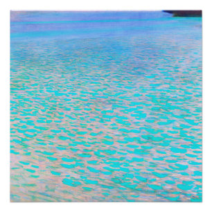 グスタフクリムトのattersee有名な絵画もの。 ポスター