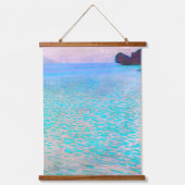 グスタフクリムトのattersee有名な絵画もの。 吊り下げ型タペストリー (正面)