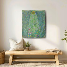 グスタフクリムトひまわりヴィンテージフローラタペストリー