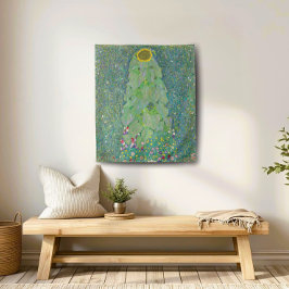 グスタフクリムトひまわりヴィンテージフローラタペストリー タペストリー