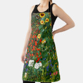 グスタフクリムトひまわり付きファームガーデン エプロン (インサイチュ)
