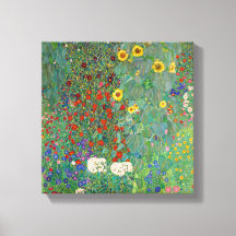 グスタフクリムトひまわり付きファームガーデン