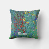 グスタフクリムトひまわり付きファームガーデン クッション (裏面)