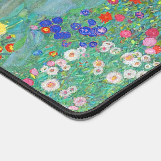 グスタフクリムトひまわり付きファームガーデン デスクマット (コーナー)