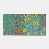 グスタフクリムトひまわり付きファームガーデン デスクマット (正面)