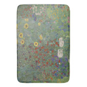 グスタフクリムトひまわり付きファームガーデン バスマット (正面縦)