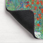 グスタフクリムトひまわり付きファームガーデン マウスパッド (コーナー)