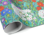 グスタフクリムトひまわり付きファームガーデン ラッピングペーパー (ロールコーナー)