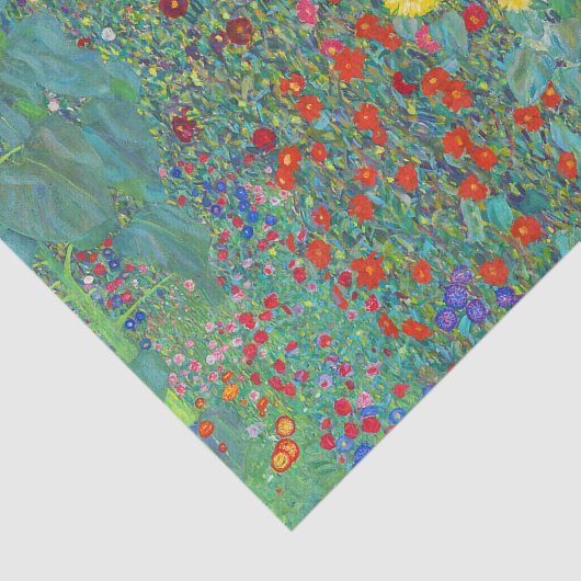 グスタフクリムトひまわり付きファームガーデン   薄葉紙 (詳細)