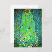 グスタフクリムトひまわり セーブザデート (正面/裏面)