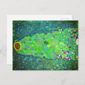 グスタフクリムトひまわり ポストカード (正面/裏面)