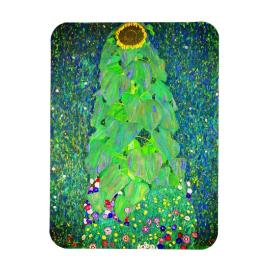 グスタフクリムトひまわり マグネット (縦)