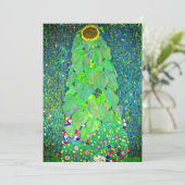 グスタフクリムトひまわり 招待状 (スタンド正面)