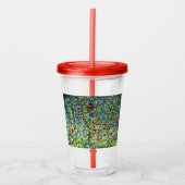 グスタフクリムトアップルツリー アクリルタンブラー (正面)