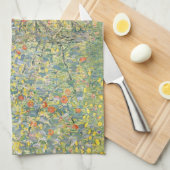 グスタフクリムトアップルツリー キッチンタオル (四つ折り)