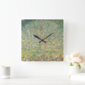 グスタフクリムトアップルツリー スクエア壁時計 (ホーム)