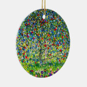 グスタフクリムトアップルツリー セラミックオーナメント (右)