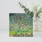 グスタフクリムトアップルツリー 招待状 (スタンド正面)