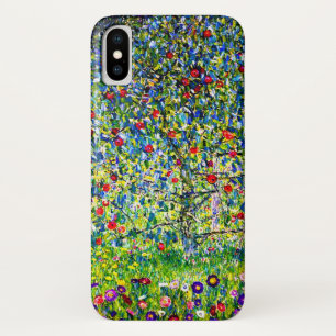 グスタフクリムトアップルツリー iPhone X ケース