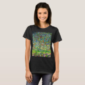 グスタフクリムトアップルツリー Tシャツ (正面フル)
