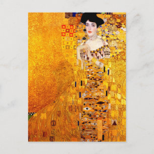 グスタフクリムトアデレブロッホバウアーヴィンテージアールヌーボー ポストカード