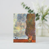 グスタフクリムトアートワーク、大きなポプラールツリーII ポストカード (スタンド正面)