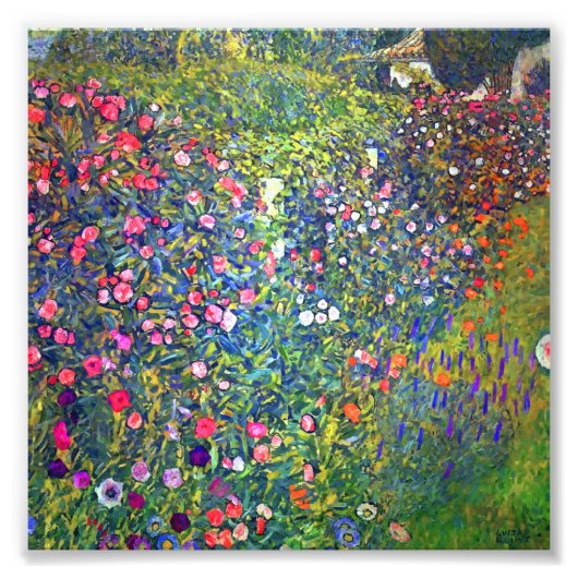 グスタフクリムトイタリアンガーデンランドスケープ フォトプリント            (正面)