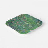 グスタフクリムトイタリアンガーデンランドスケープ ペーパープレート (傾斜あり)