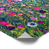 グスタフクリムトイタリアンガーデンランドスケープ ポスター (角)