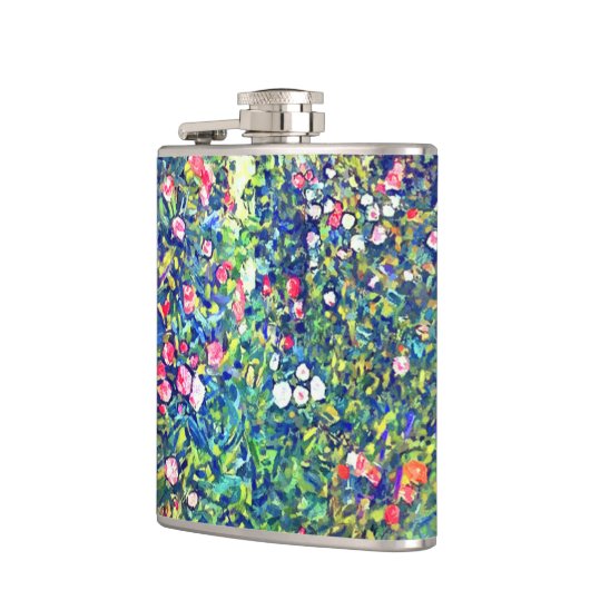 グスタフクリムトイタリアンガーデン フラスク (左)