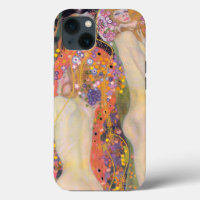 グスタフクリムトウォーターヘビIPhoneケース