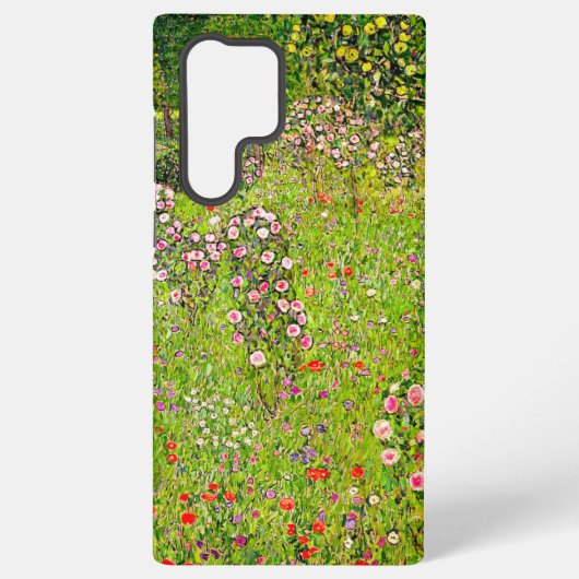 グスタフクリムトオーチャードバラ SAMSUNG GALAXYケース (裏面)