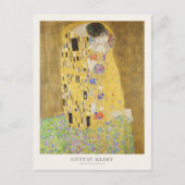 グスタフクリムトキス美術展ポスタープリント ポストカード (正面)