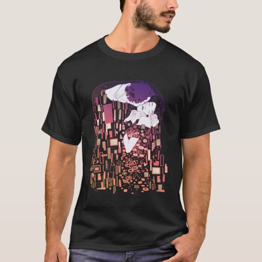 グスタフクリムトキス Tシャツ (正面)