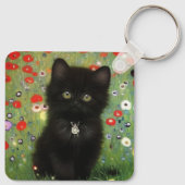 グスタフクリムトキッテン キーホルダー (裏面)