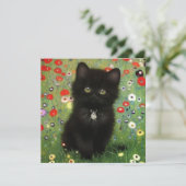 グスタフクリムトキッテン 招待状 (スタンド正面)