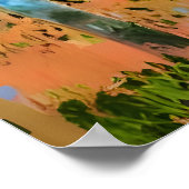 グスタフクリムトキャットパインフォレスト ポスター (角)