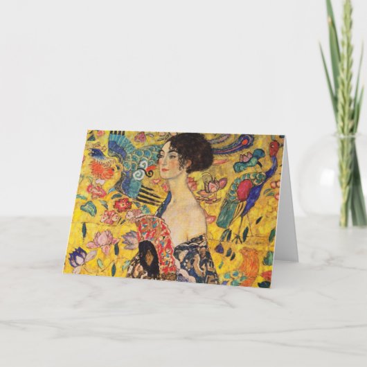 グスタフクリムトグリーティングカード カード (正面)