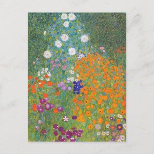 グスタフクリムトコテージガーデン絵画ズ ポストカード