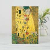 グスタフクリムトゴールデンアートザキスフォー恋人 招待状 (スタンド正面)