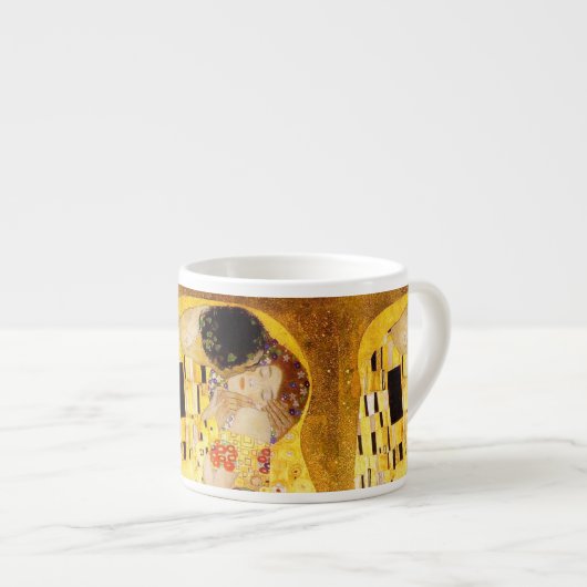 グスタフクリムトザキスクラシック絵画ズ エスプレッソカップ (正面右)